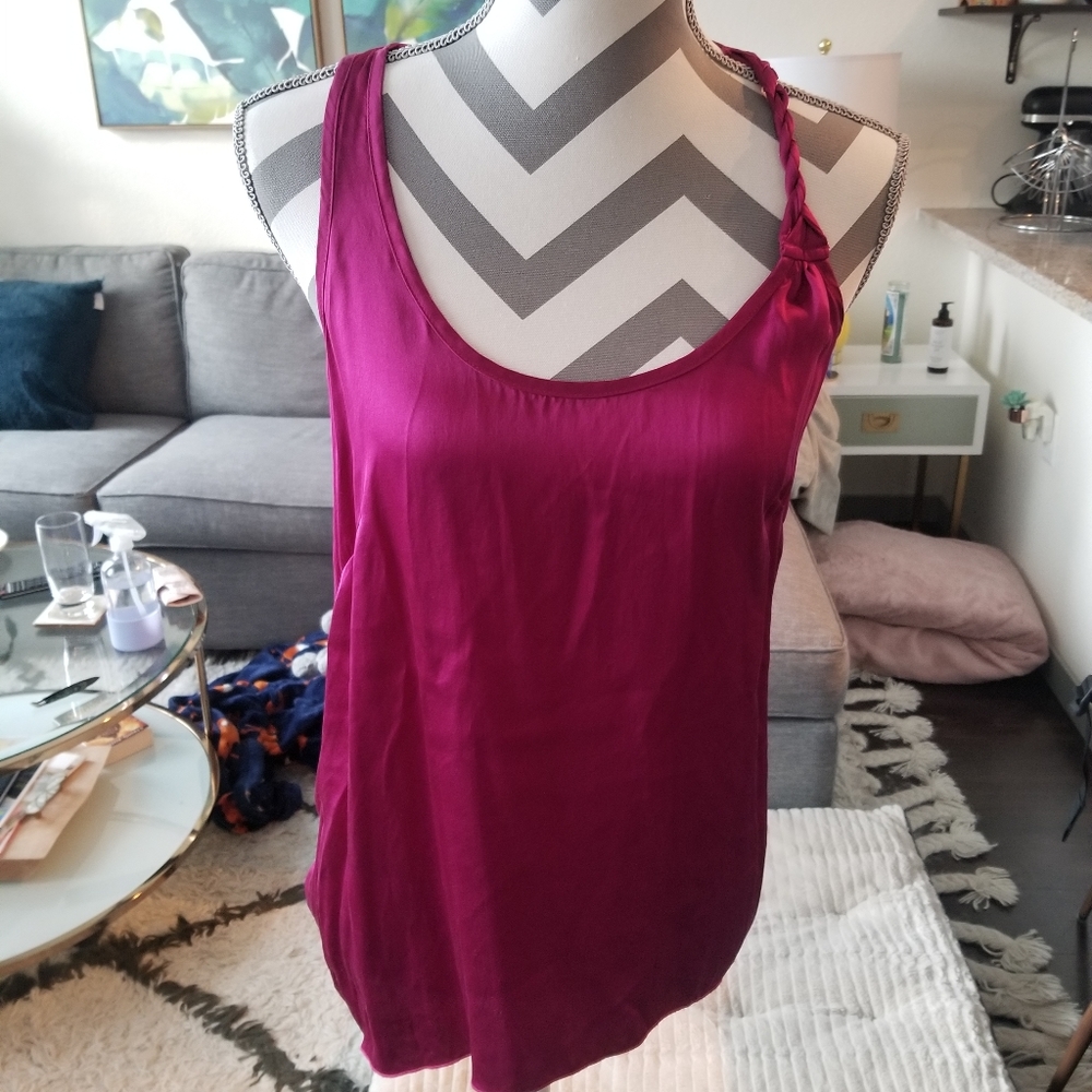 Matty M 100% silk tank S